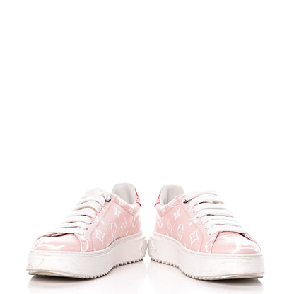 Louis Vuitton Monogram Giant Time Out Sneakers 37 Rose Rouge 5 of 11