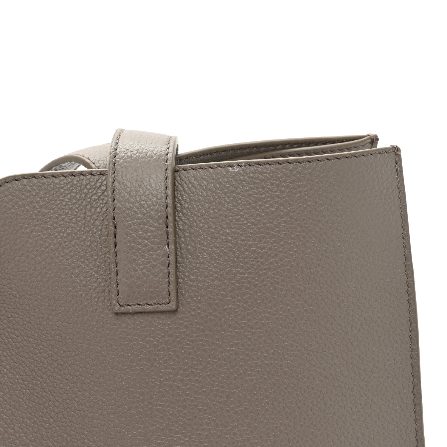 Celine Grained Calfskin Cabas 16 Bag Smokey Taupe 12 of 13