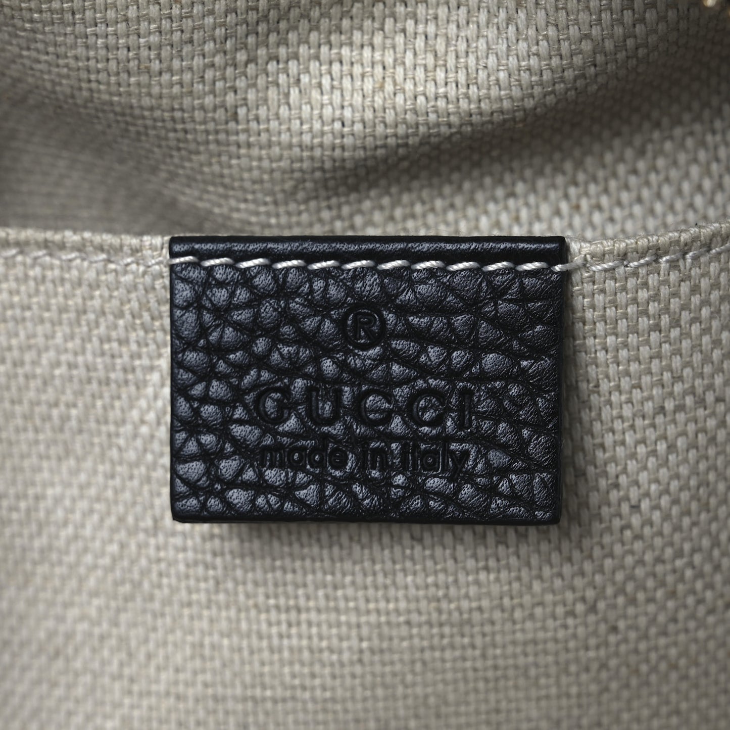 Pebbled Calfskin Small Soho Disco Bag Black