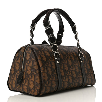 Christian Dior Monogram Trotter Romantique Boston Bag Brown 2 of 12