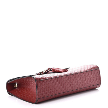 Gucci Microguccissima Medium Emily Chain Shoulder Bag Red 4 of 9