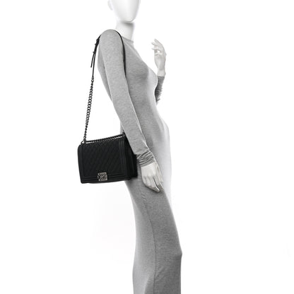 Chanel Caviar Quilted New Medium Boy Flap Black 2 of 11