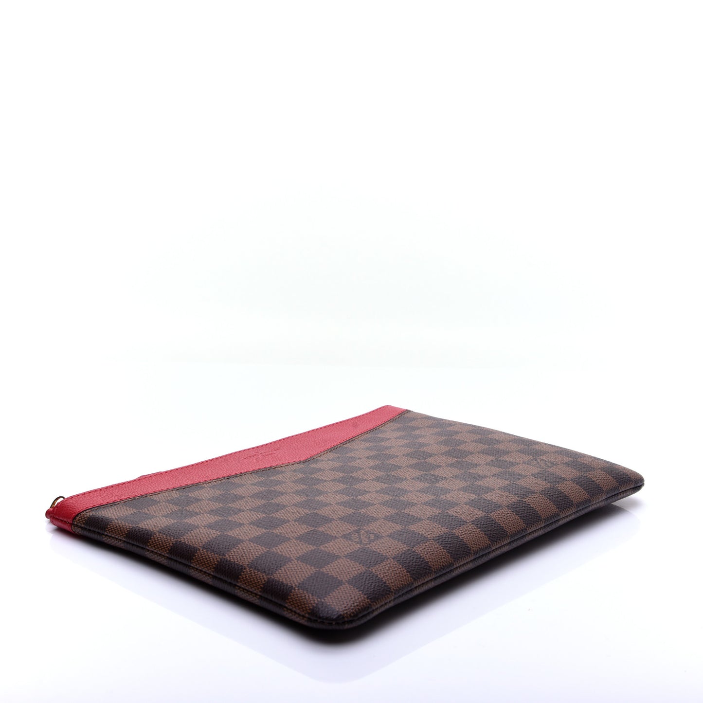 Damier Ebene Daily Pouch Scarlet
