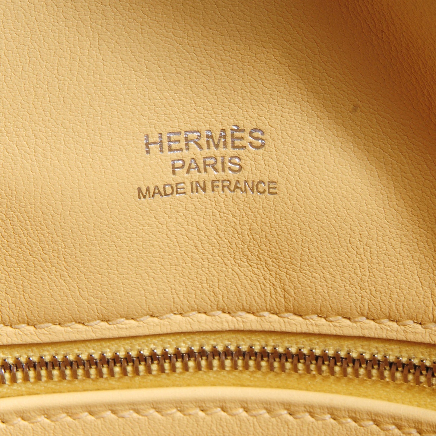 Veau Swift Mini Sac Berline Jaune Poussin