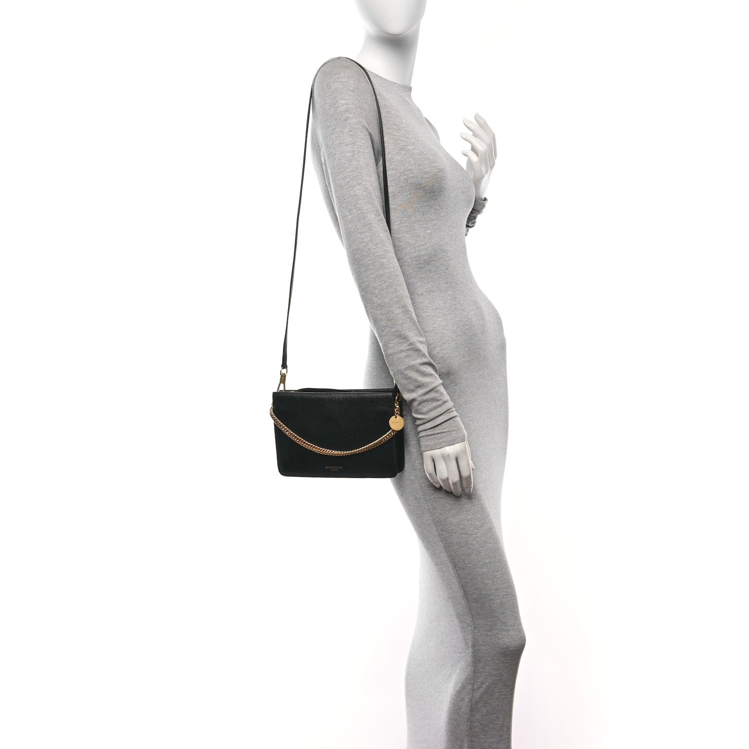 Givenchy Sugar Goatskin Cross 3 Crossbody Bag Black 2 of 11