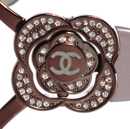 Chanel Swarovski Crystal Camellia CC Sunglasses 4164-B Bronze 4 of 7