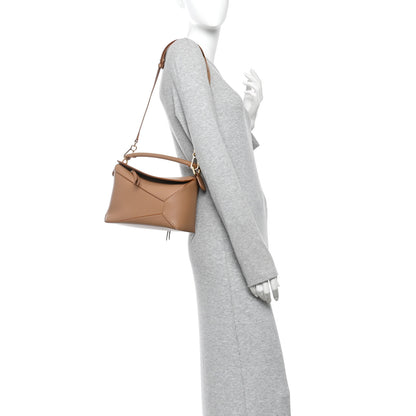 Loewe Grained Calfskin Small Puzzle Edge Bag Toffee 2 of 9