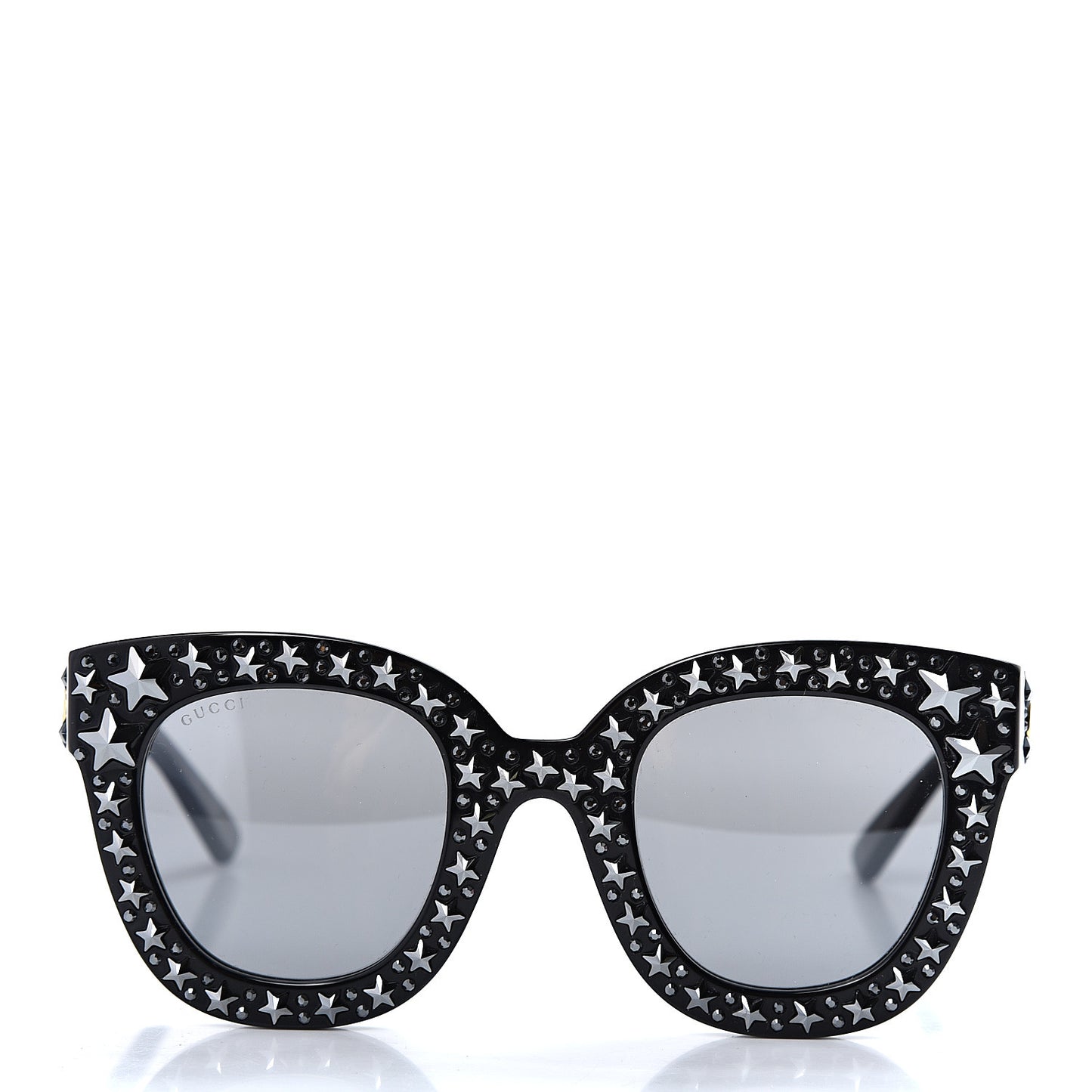 Acetate Stars Cat Eye Sunglasses GG0116S Black