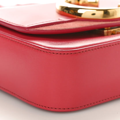 Chloe Shiny Calfskin Suede Mini C Double Carry Scarlet Pink 8 of 10