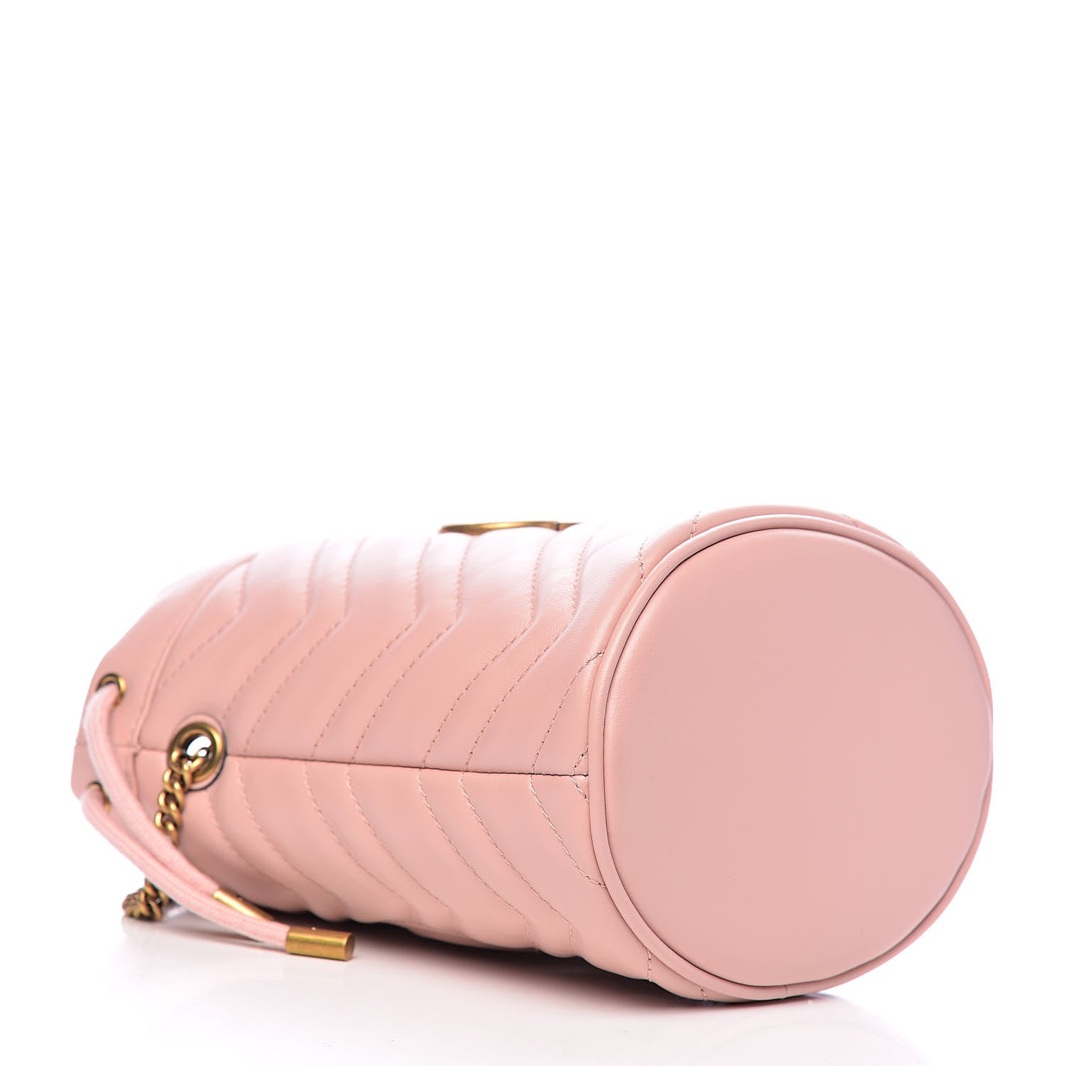 Gucci Calfskin Matelasse Mini GG Marmont 2.0 Bucket Bag Perfect Pink 4 of 9