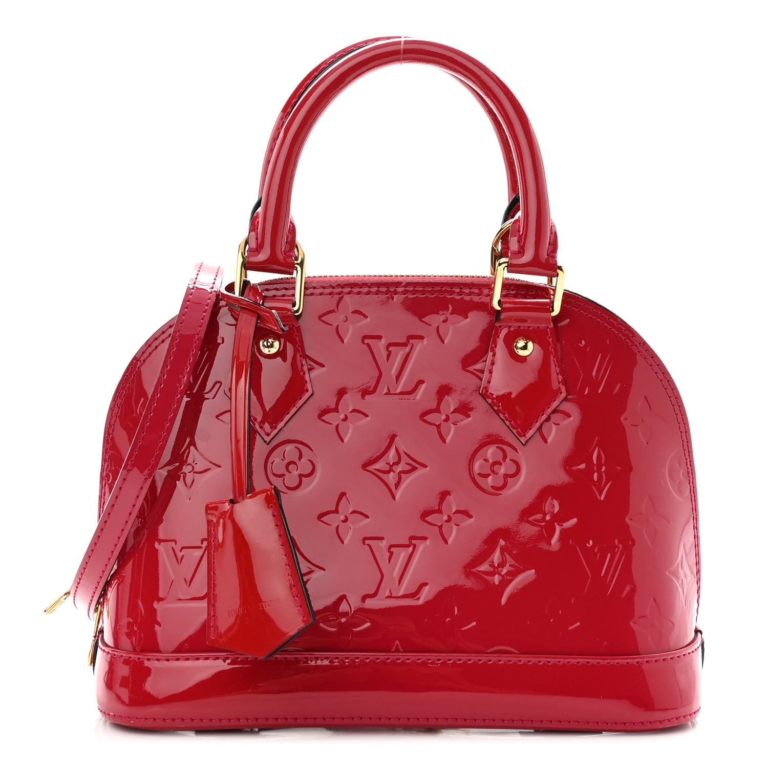 Louis Vuitton Vernis Alma BB Cherry 1 of 9