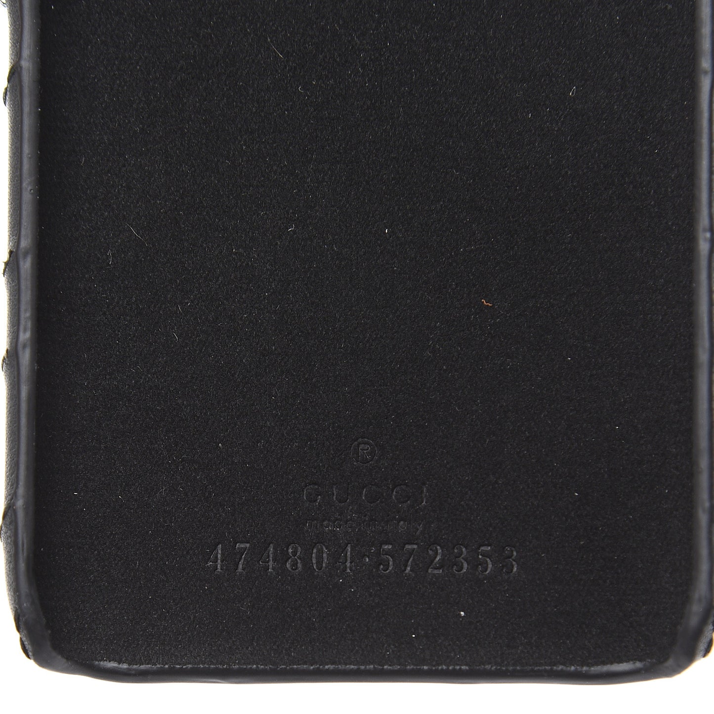 Calfskin Matelasse Marmont iPhone 7 Case Black
