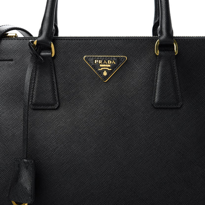 Prada Saffiano Large Galleria Double Zip Tote Black 10 of 10