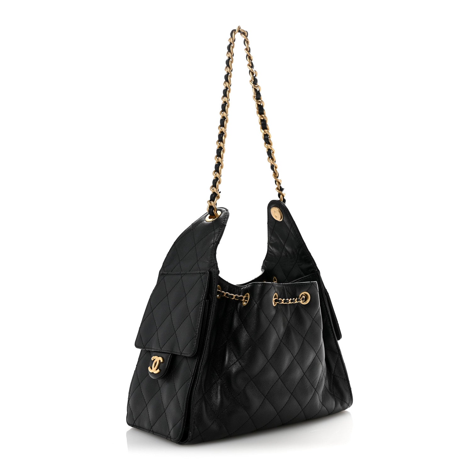 Chanel Caviar Quilted Small Chanel 25 Handbag Black 3 of 11
