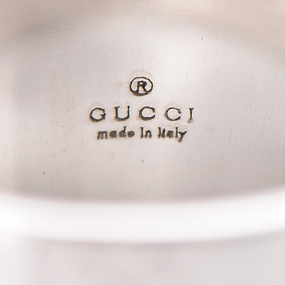 Gucci 18K White Gold 9mm Icon Band Ring 50.6 5.5 5 of 5