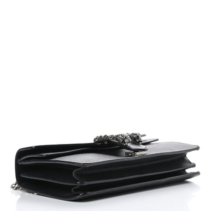 Gucci Pebbled Calfskin Small Dionysus Shoulder Bag Black 4 of 15