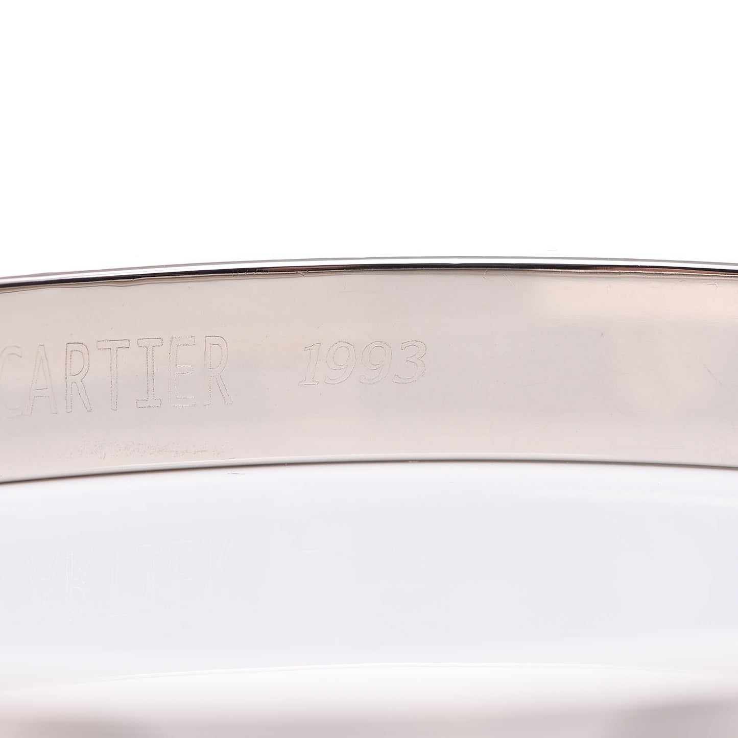 18K White Gold LOVE Bracelet 18