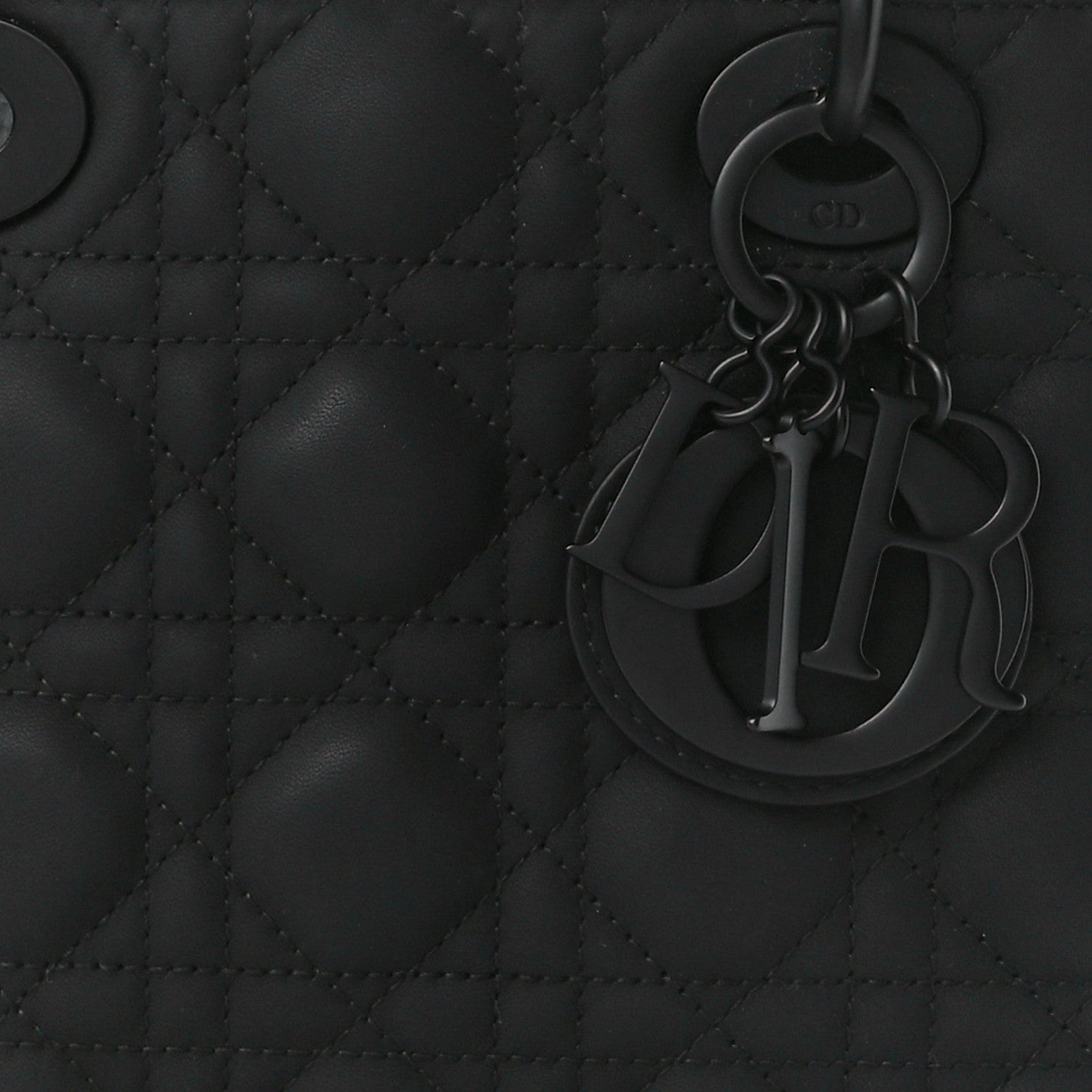 Christian Dior Ultra Matte Calfskin Cannage Small My ABCDior Lady Dior Black 8 of 10