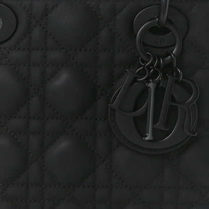 Christian Dior Ultra Matte Calfskin Cannage Small My ABCDior Lady Dior Black 8 of 10