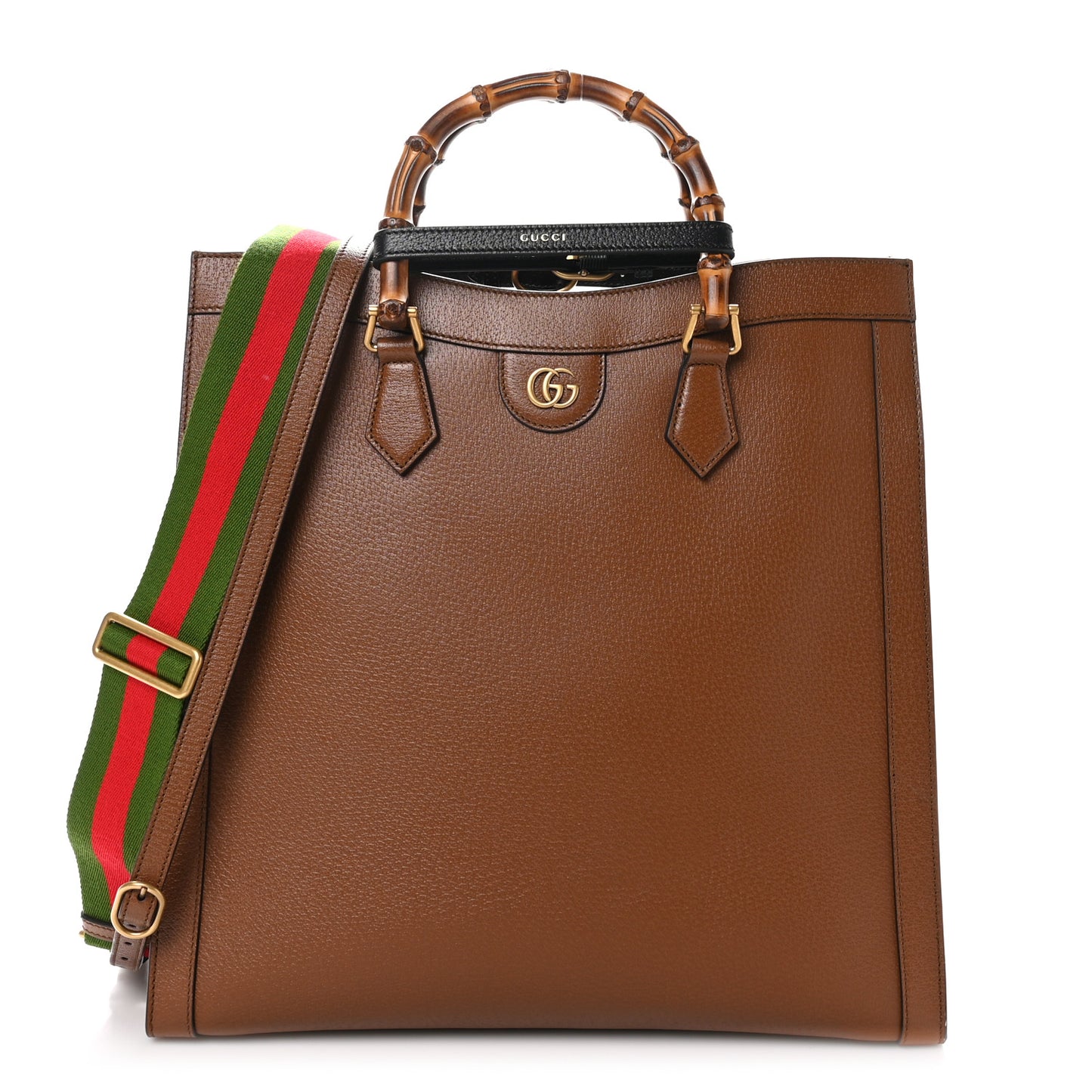 Wonka Grain Calfskin Large Diana Tote Bag Cuir Black