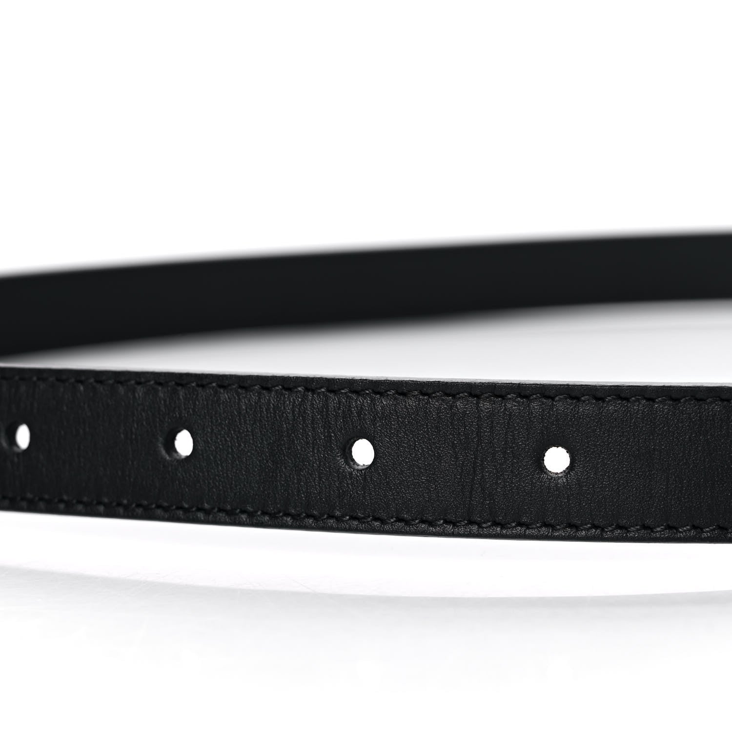 Gucci Calfskin Double G 20mm Belt 75 30 Black 6 of 8