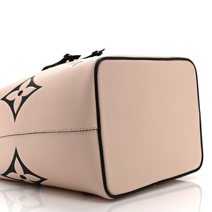 Louis Vuitton Empreinte Monogram Giant Crafty Neonoe MM Creme Black 11 of 12