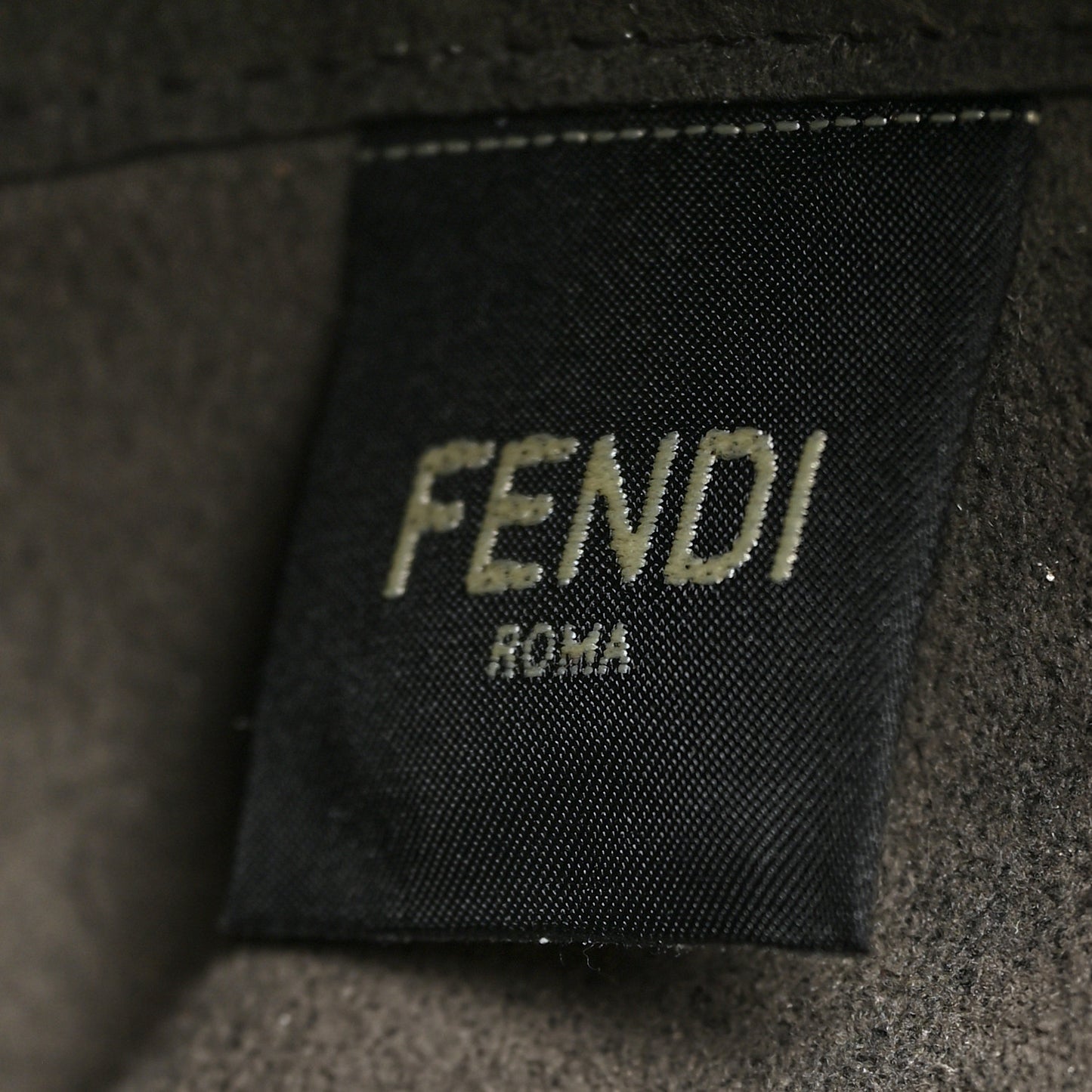 Chenille Vitello King Plexiglass FF Mini By The Way Top Handle Boston Bag Tortora Nuvola