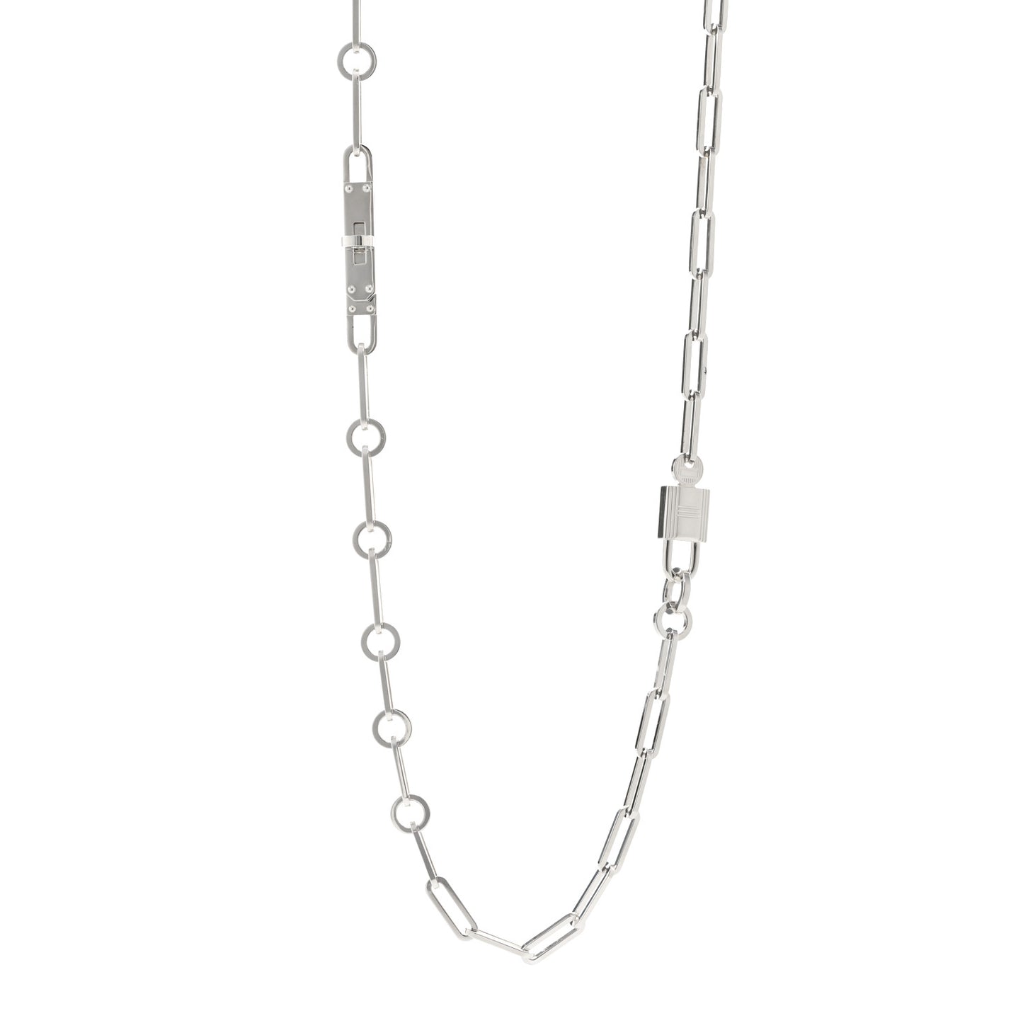 Sterling Silver Kelly Chaine Long Necklace