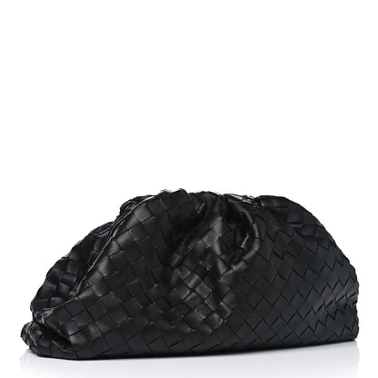 Bottega Veneta Nappa Maxi Intrecciato The Pouch Oversized Clutch Black 2 of 4