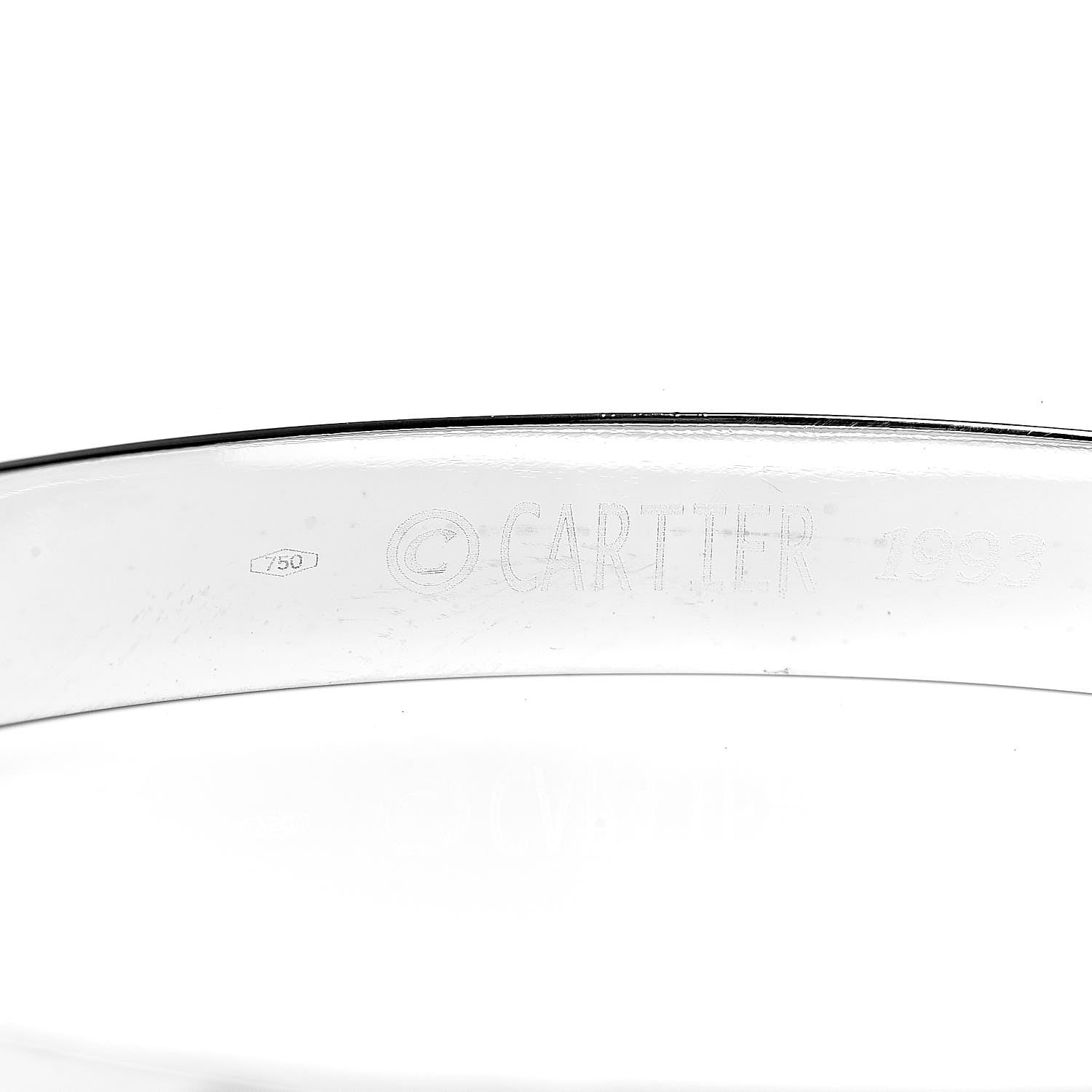 Cartier 18K White Gold LOVE Bracelet 16 5 of 6