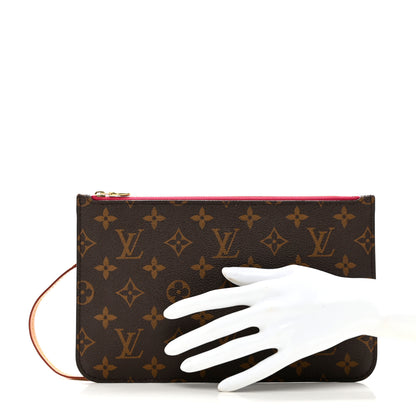 Louis Vuitton Monogram Neverfull MM GM Pochette Pivoine 2 of 7