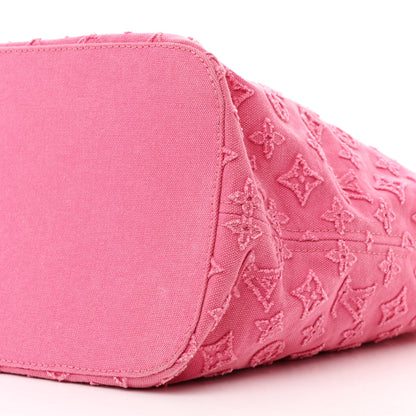 Louis Vuitton Monogram Denim Neverfull MM Rose 9 of 9