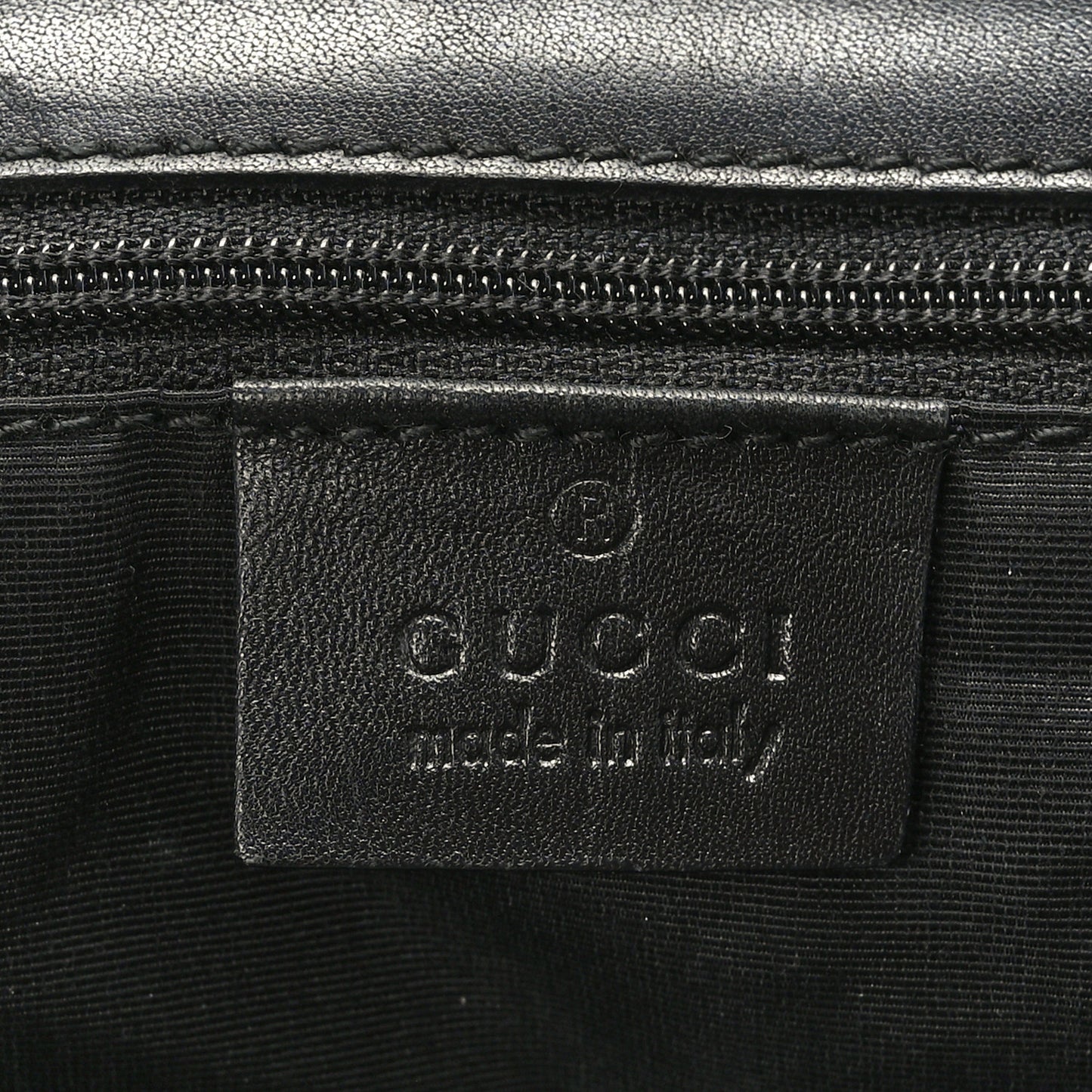 Monogram Large Bucket Tote Black