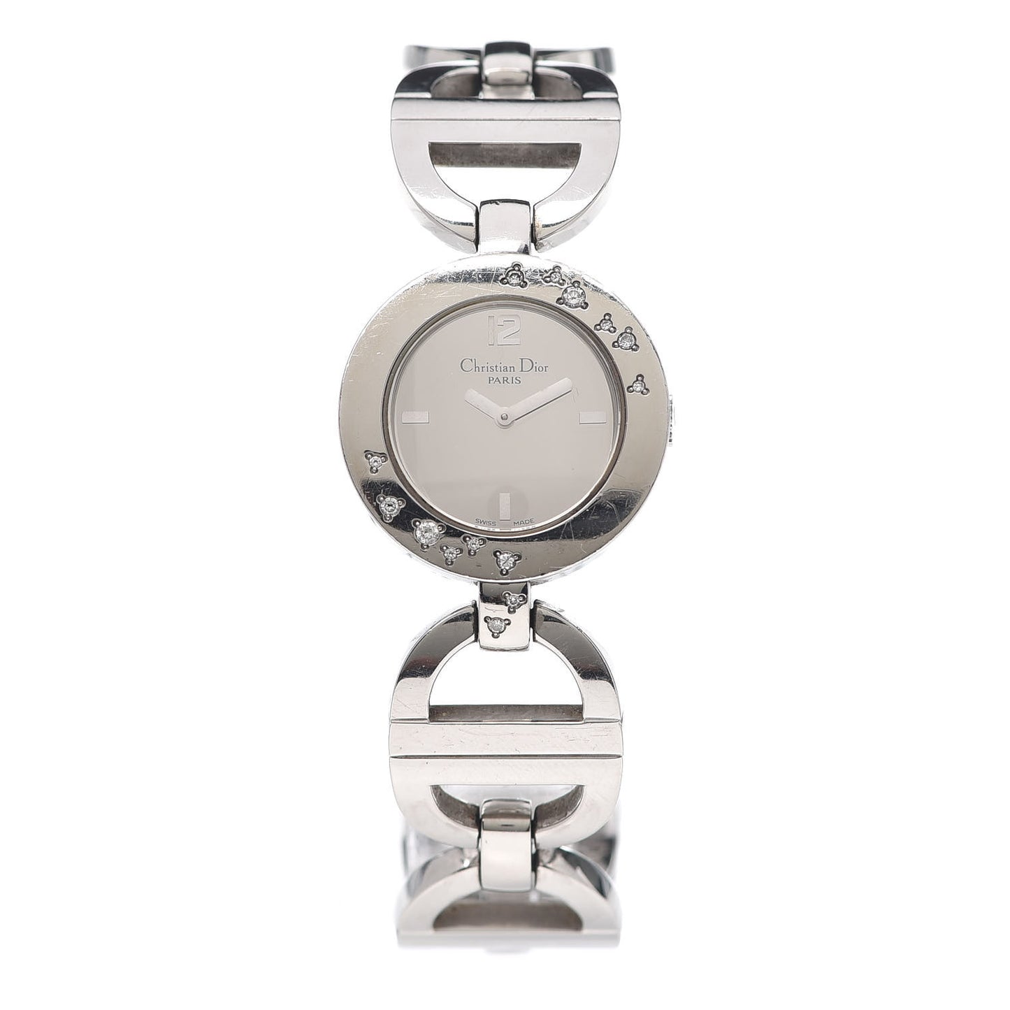Stainless Steel Diamond 25mm Malice Quartz Watch