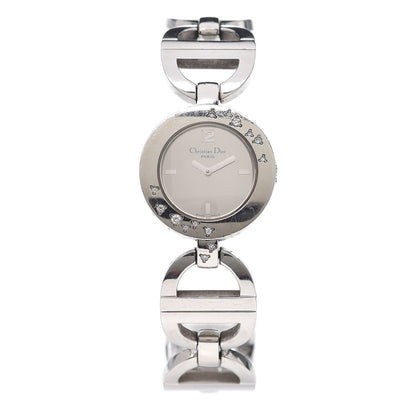 Christian Dior Stainless Steel Diamond 25mm Malice Quartz Watch 1 of 5