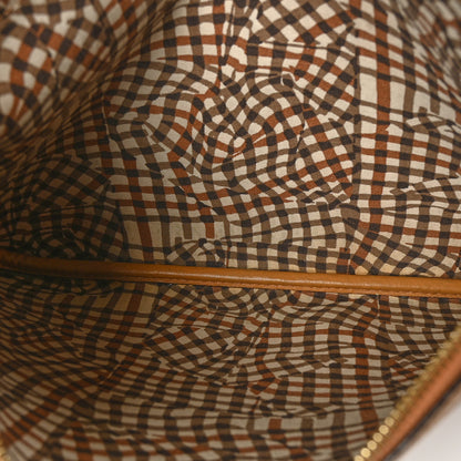 MCM Visetos Liz Shopper Tote Pouch Cognac 4 of 7