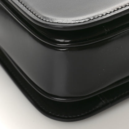 Celine Shiny Calfskin Medium Triomphe Black 7 of 8