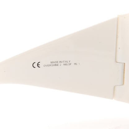 Christian Dior Acetate Overshine 2 Sunglasses White Black 6 of 6