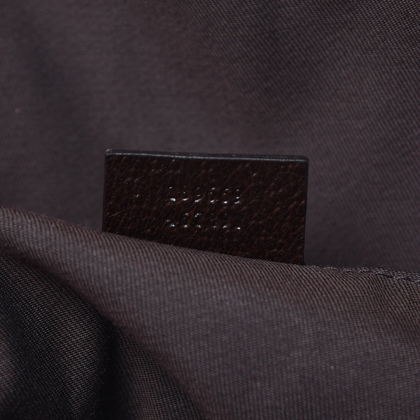 GG Monogram Medium Web Handle Vertical Tote Dark Brown
