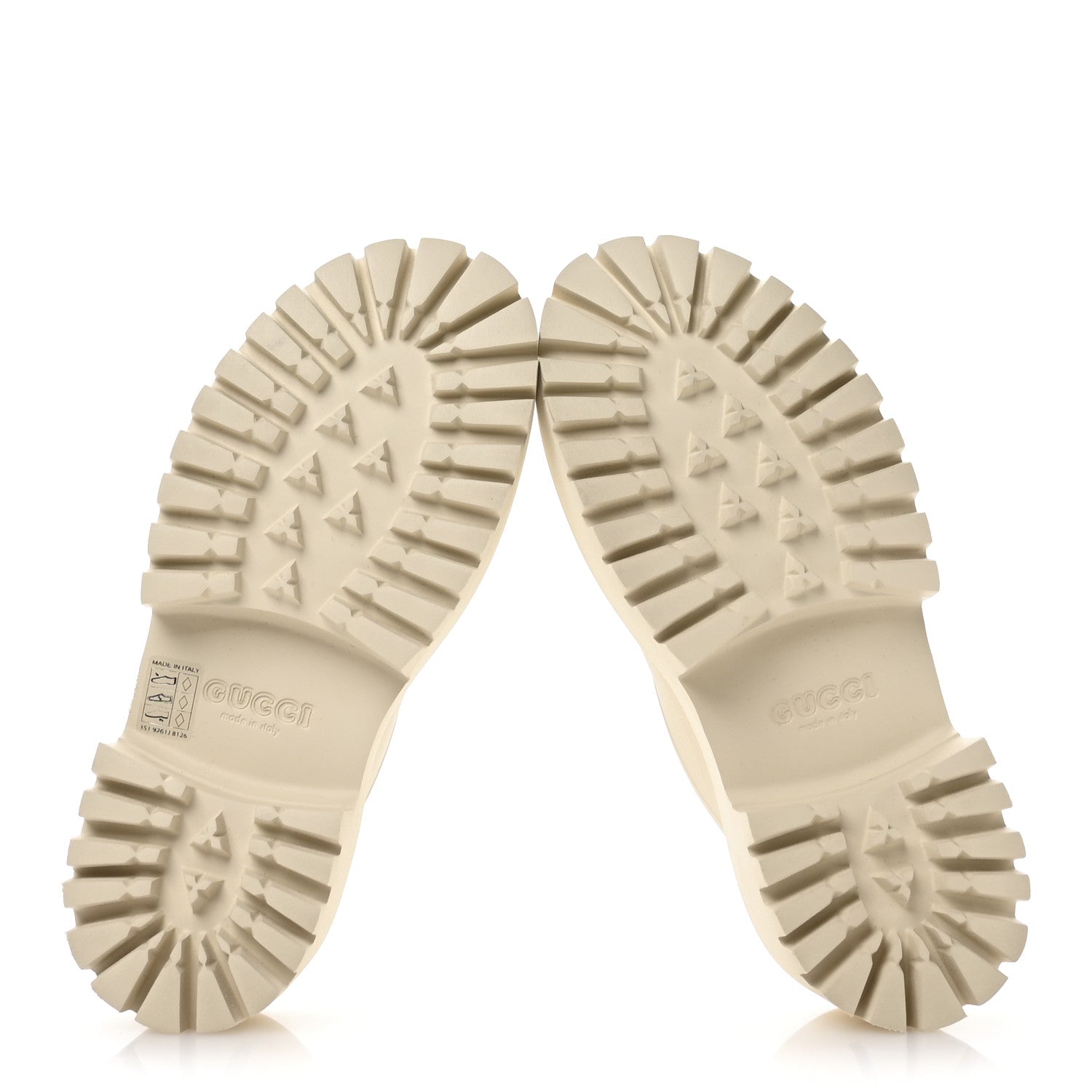 Gucci Rubber Monogram GG Go Through Platform Slide Clogs 39 Mystic White 6 of 9