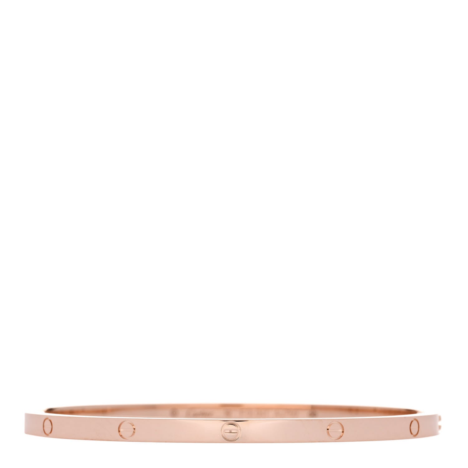Cartier 18K Pink Gold Small LOVE Bracelet 19 1 of 8
