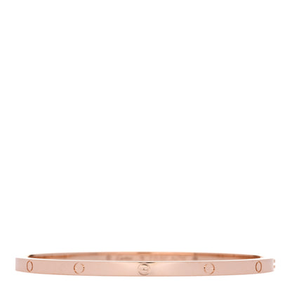 Cartier 18K Pink Gold Small LOVE Bracelet 19 1 of 8