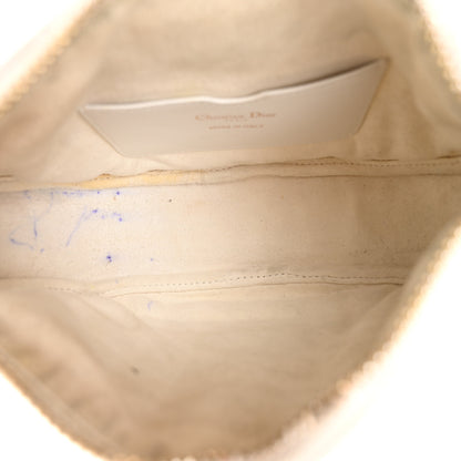 Christian Dior Lambskin Cannage Small Dior Vibe Hobo Bag White 5 of 11