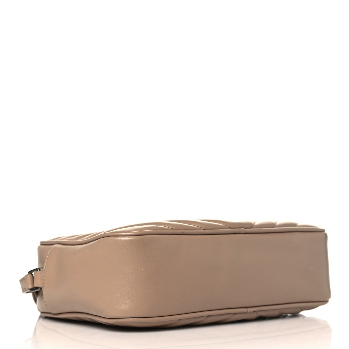 Calfskin Matelasse Monogram Lou Camera Bag Dark Beige