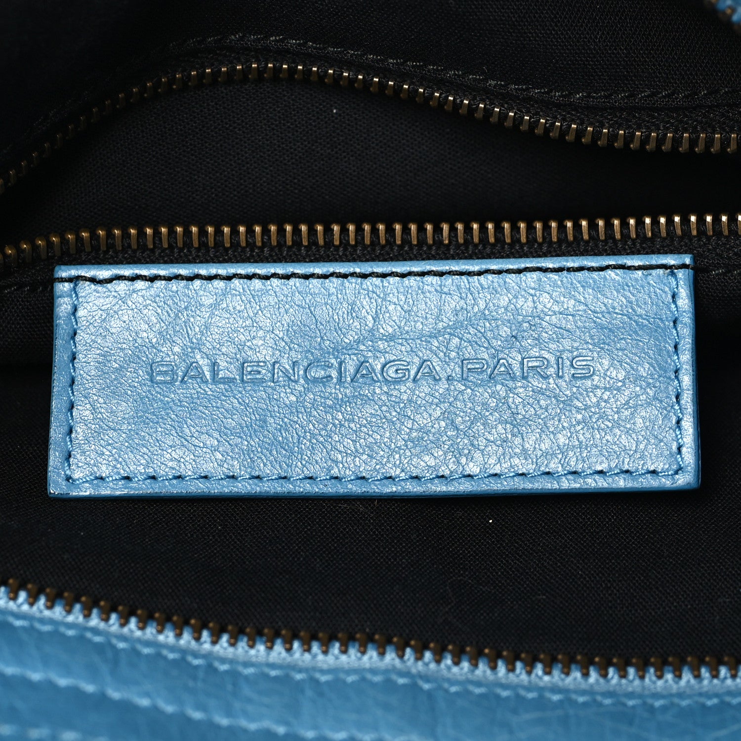 Balenciaga Agneau Classic Hardware Town Bleu Indigo 7 of 12