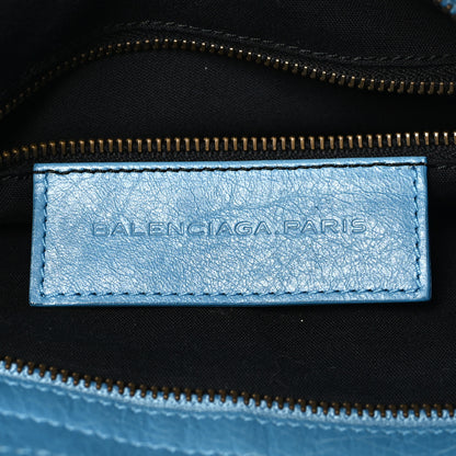 Balenciaga Agneau Classic Hardware Town Bleu Indigo 7 of 12