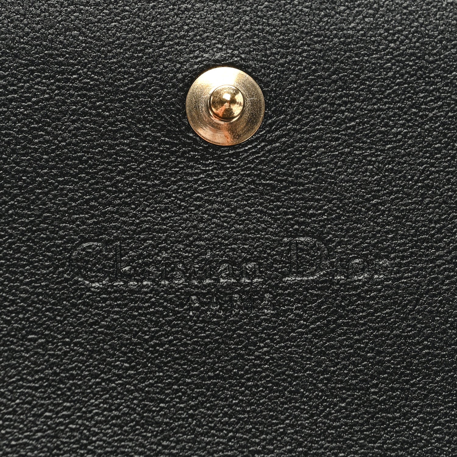 Christian Dior Lambskin Cannage Small Lady Dior Flap Card Holder Black 6 of 7