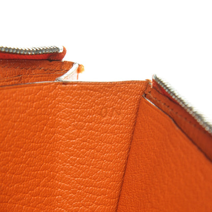 Hermes Chamonix Remix Duo Wallet Orange 8 of 11