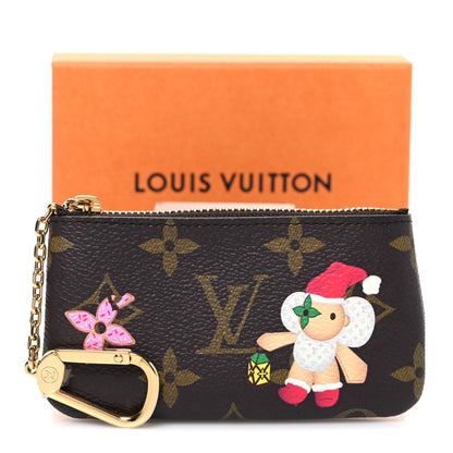 Louis Vuitton Monogram 2024 Christmas Animation Candy Factory Key Pouch Candy Red 8 of 8