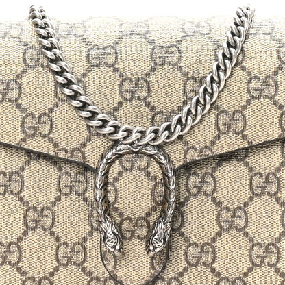 Gucci GG Supreme Monogram Mini Dionysus Chain Wallet Beige Taupe 9 of 12